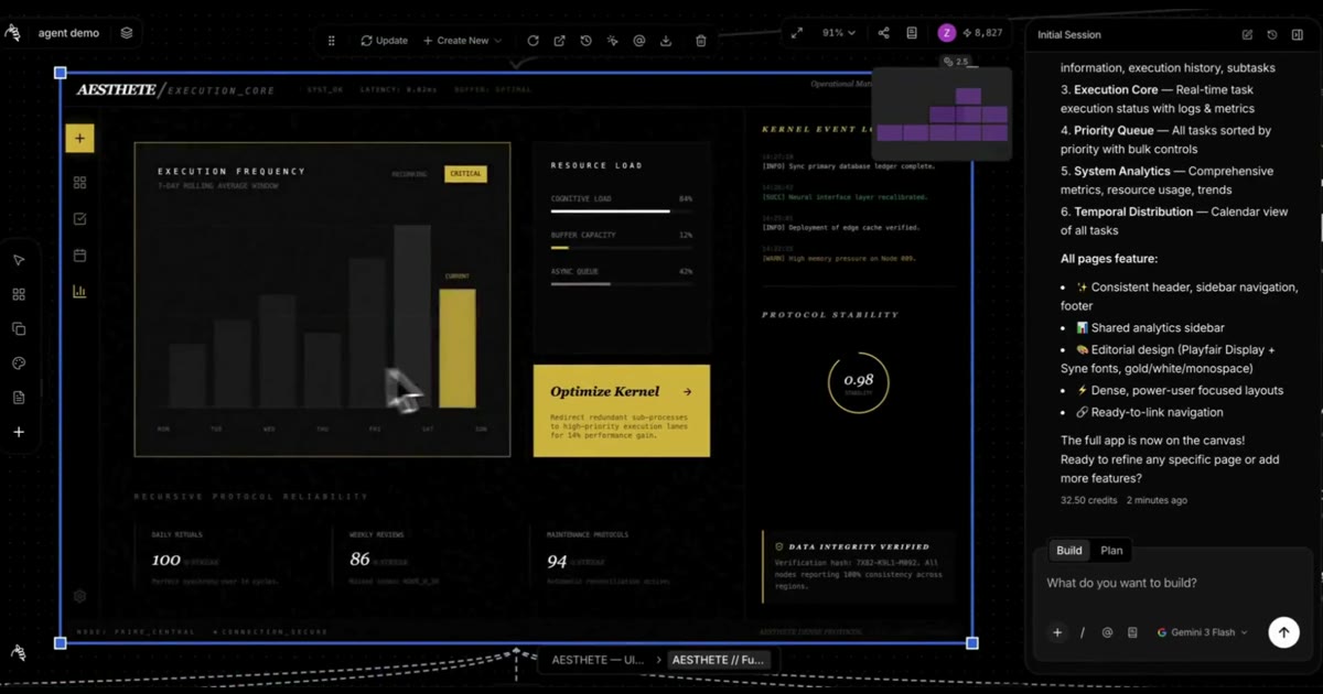 AI Dashboard Builder - Design Dashboard UIs From a Prompt | Superdesign